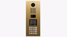 Doorbird D21DKV, IP VIDEO DOOR STATION, Gold-finish as PVD coating, stainless steel, brushed, Part# 423887909