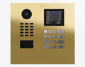 Doorbird D21DKH, IP VIDEO DOOR STATION, Brass-finish as PVD coating, stainless steel V4A, high-gloss polished, Part# 423888494