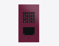 Doorbird A1121-F, FLUSH-MOUNT IP ACCESS CONTROL DEVICE, RAL 4004, stainless steel, powder-coated, semi-gloss, Part# 423893801