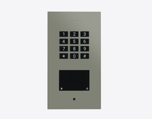Doorbird A1121-F, FLUSH-MOUNT IP ACCESS CONTROL DEVICE, RAL 7033, stainless steel, powder-coated, semi-gloss, Part# 423894013