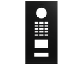 Doorbird D2101V FP, Front Panel, Graphite black (Raven Polar), powder-coated, semi-gloss, Part# 423874510