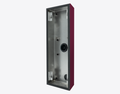 Doorbird D2101KV/D2102FV FINGERPRINT 50/D2102FV EKEY SURFACE MOUNT ENCLOSURE, RAL 4004, stainless steel, powder-coated, semi-gloss, Part# 423875401