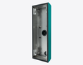 Doorbird D2101KV/D2102FV FINGERPRINT 50/D2102FV EKEY SURFACE MOUNT ENCLOSURE, RAL 5018, stainless steel, powder-coated, semi-gloss, Part# 423875487