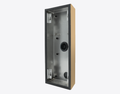 Doorbird D2102V/D2103V/D2101FV FINGERPRINT 50/D2101FV EKEY/D2101TFV SURFACE-MOUNTING HOUSING (BACKBOX), RAL 1001, stainless steel, powder-coated, semi-gloss, Part# 423875760