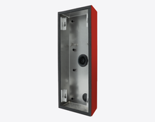 Doorbird D2102V/D2103V/D2101FV FINGERPRINT 50/D2101FV EKEY/D2101TFV SURFACE-MOUNTING HOUSING (BACKBOX), RAL 3000, stainless steel, powder-coated, semi-gloss, Part# 423875845