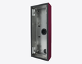 Doorbird D2102V/D2103V/D2101FV FINGERPRINT 50/D2101FV EKEY/D2101TFV SURFACE-MOUNTING HOUSING (BACKBOX), RAL 4004, stainless steel, powder-coated, semi-gloss, Part# 423875883