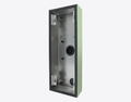 Doorbird D2102V/D2103V/D2101FV FINGERPRINT 50/D2101FV EKEY/D2101TFV SURFACE-MOUNTING HOUSING (BACKBOX), RAL 6019, stainless steel, powder-coated, semi-gloss, Part# 423876019