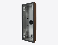 Doorbird D2102V/D2103V/D2101FV FINGERPRINT 50/D2101FV EKEY/D2101TFV SURFACE-MOUNTING HOUSING (BACKBOX), RAL 8028, stainless steel, powder-coated, semi-gloss, Part# 423876156