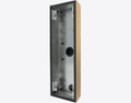 Doorbird D2104V/D2105V/D2106V SURFACE-MOUNTING HOUSING (BACKBOX), RAL 1001, stainless steel, powder-coated, semi-gloss, Part# 423880795