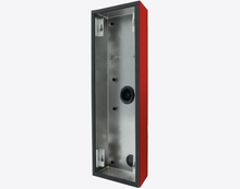 Doorbird D2104V/D2105V/D2106V SURFACE-MOUNTING HOUSING (BACKBOX), RAL 3000, stainless steel, powder-coated, semi-gloss, Part# 423880870