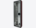 Doorbird D2104V/D2105V/D2106V SURFACE-MOUNTING HOUSING (BACKBOX), RAL 3007, stainless steel, powder-coated, semi-gloss, Part# 423880887