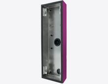 Doorbird D2104V/D2105V/D2106V SURFACE-MOUNTING HOUSING (BACKBOX), RAL 4006, stainless steel, powder-coated, semi-gloss, Part# 423880931