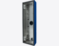 Doorbird D2104V/D2105V/D2106V SURFACE-MOUNTING HOUSING (BACKBOX), RAL 5002, stainless steel, powder-coated, semi-gloss, Part# 423880955