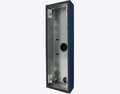 Doorbird D2104V/D2105V/D2106V SURFACE-MOUNTING HOUSING (BACKBOX), RAL 5013, stainless steel, powder-coated, semi-gloss, Part# 423880986