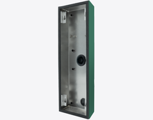 Doorbird D2104V/D2105V/D2106V SURFACE-MOUNTING HOUSING (BACKBOX), RAL 6000, stainless steel, powder-coated, semi-gloss, Part# 423881013