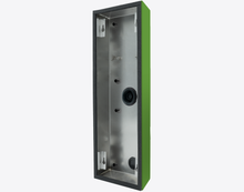 Doorbird D2104V/D2105V/D2106V SURFACE-MOUNTING HOUSING (BACKBOX), RAL 6018, stainless steel, powder-coated, semi-gloss, Part# 423881037