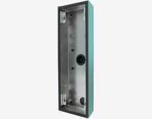 Doorbird D2104V/D2105V/D2106V SURFACE-MOUNTING HOUSING (BACKBOX), RAL 6027, stainless steel, powder-coated, semi-gloss, Part# 423881051