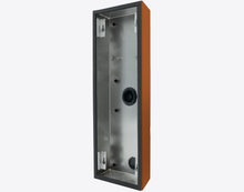 Doorbird D2104V/D2105V/D2106V SURFACE-MOUNTING HOUSING (BACKBOX), RAL 8023, stainless steel, powder-coated, semi-gloss, Part# 423881174