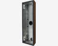 Doorbird D2104V/D2105V/D2106V SURFACE-MOUNTING HOUSING (BACKBOX), RAL 8028, stainless steel, powder-coated, semi-gloss, Part# 423881181