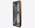 Doorbird D21DKV SURFACE-MOUNTING HOUSING (BACKBOX), Bronze-finish as PVD coating, stainless steel, brushed, Part# 423871984