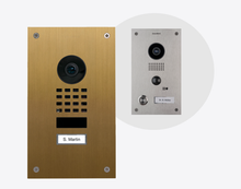 Doorbird D1101UV IP VIDEO DOOR STATION, Gold-finish as PVD coating, stainless steel, brushed, Part# 423880368