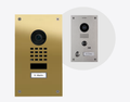 Doorbird D1101UV IP VIDEO DOOR STATION, Brass-finish as PVD coating, stainless steel V4A, high-gloss polished, Part# 423880405
