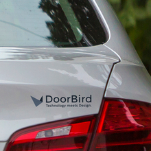 Doorbird Car sticker DoorBird logo S, 70x15 mm, 1 piece, Small, Part# 423869097
