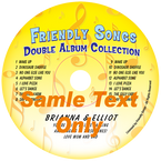 Double Name or Double Album Personalized Music CD