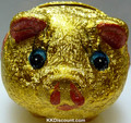 Lucky Gold Piggy Bank