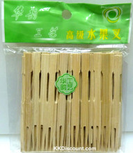 Bamboo Fruit Forks