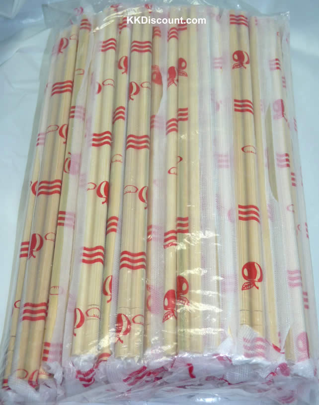  Solid No Splinter Chopsticks 40 pairs, Individually Wrapped  Disposable Wooden Chopstick