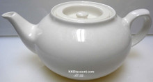 Cameo Flat White Tea Pot