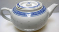 Rice Pattern Flat Tea Pot