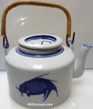 Blue Fish Tea Pot