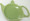 Teapot Design Tea Bag Holder Green