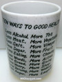 Ten Ways to Good Health Cup