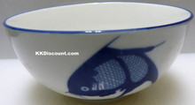 Blue Carp Fish 6 Inch Soup Bowl