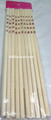 Bamboo 9.5 inches Chopsticks 10 Pairs Pack