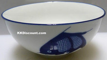 Blue Carp Fish 7 Inch Soup Bowl