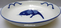 Blue Carp Fish 7 Inch Dish