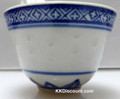 Rice Pattern Tea Cup