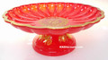 Large Plastic Food and Fruit Offering Dish with Stand