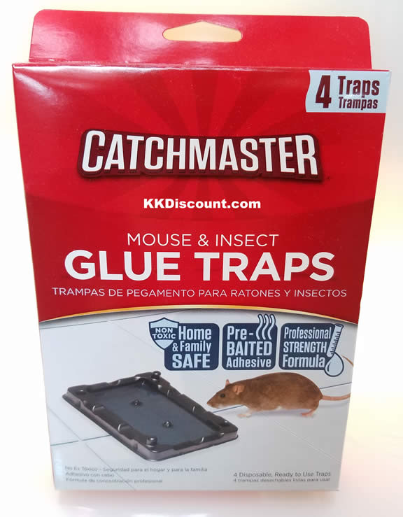 Catchmaster Small Mouse Traps 4 Pack - K. K. Discount Store