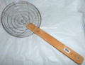 10 Inch Stainless Steel Basket Spider Skimmer with Bamboo Handle