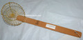 4 Inch Brass Mesh Spider Skimmer with Bamboo Handle