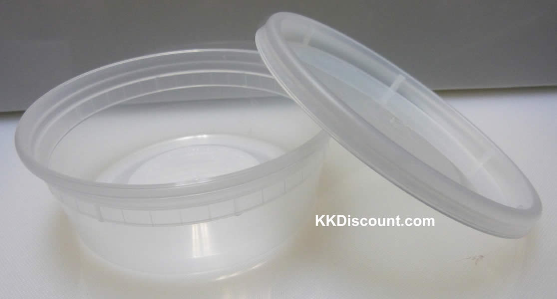 Round Plastic Tubs - 64 oz Plastic Tub