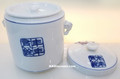 Modern Blue Koi Fish Small Porcelain Jar