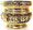 Brass Color Metal Joss Incense Holder Pot Side