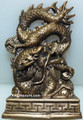 Chinese Dragon Gold Figure