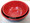 Two Tone Red Black Melamine Donburi Soba Stacked 7 inch and 6 inch Bowls